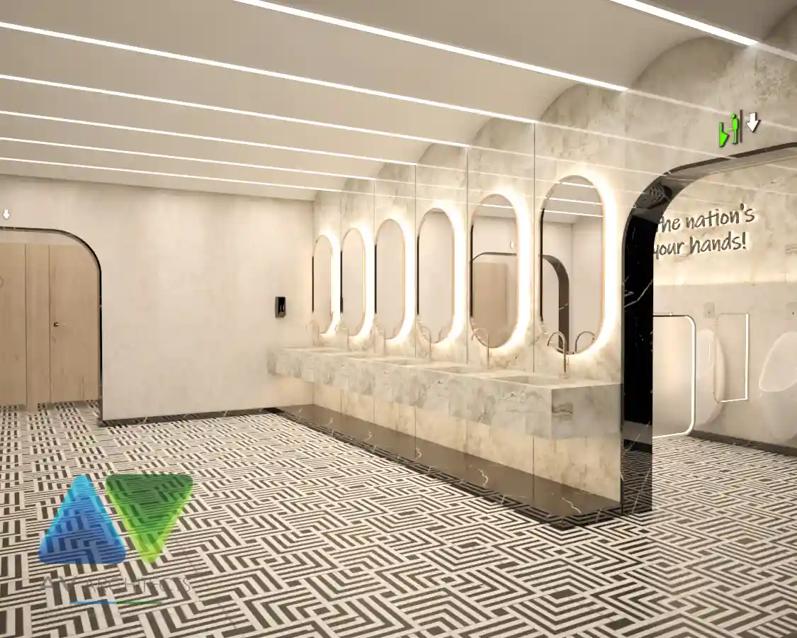 Toilets commercial Interior Project